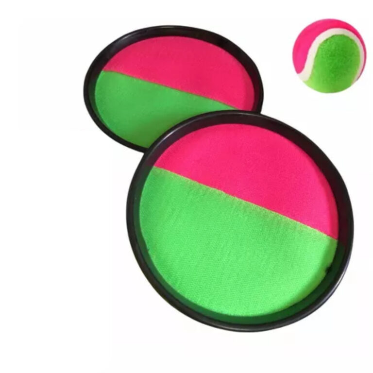 Kit 2 Raquetes + Bola Esporte Infantil Pais Filhos