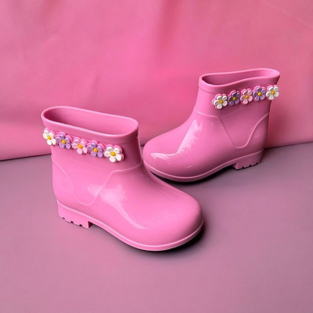 Galocha Infantil Menina Feminina Bota Criança Leve Confortável Solado Emborrachado Envio Rápido