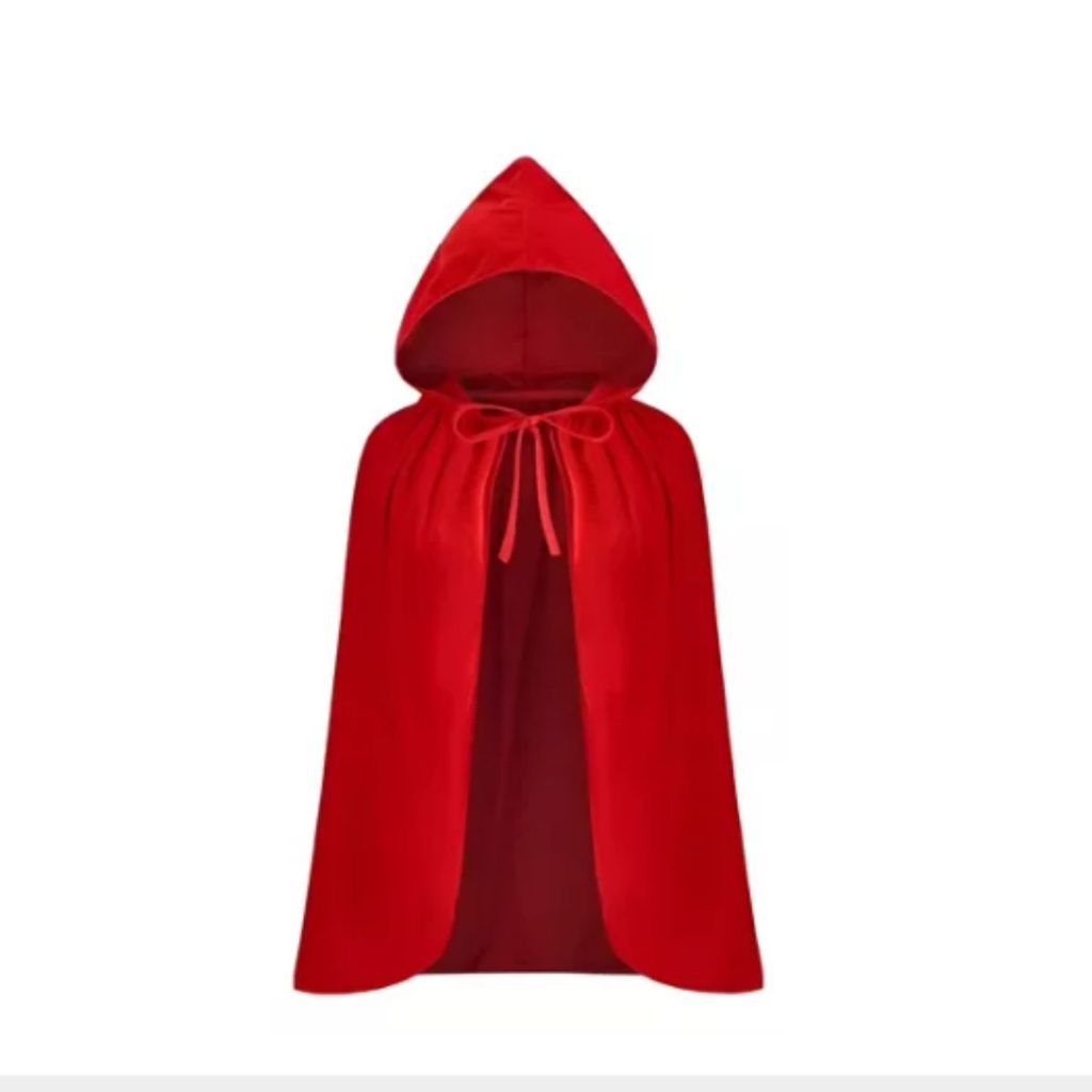 Capa Chapeuzinho Vermelho Curto Adulto
