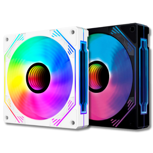 Cooler FAN Gamer Hayom RGB 120mm Preto/Branco FC13