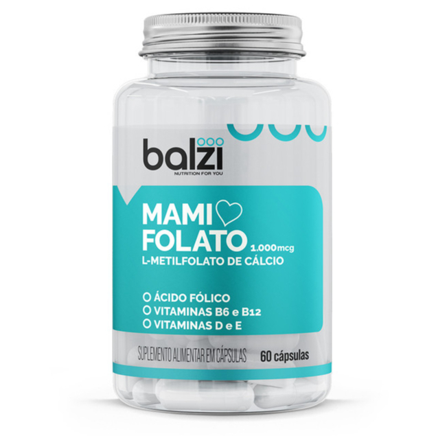 Metilfolato de Cálcio 1000mcg com Metilcobalamina