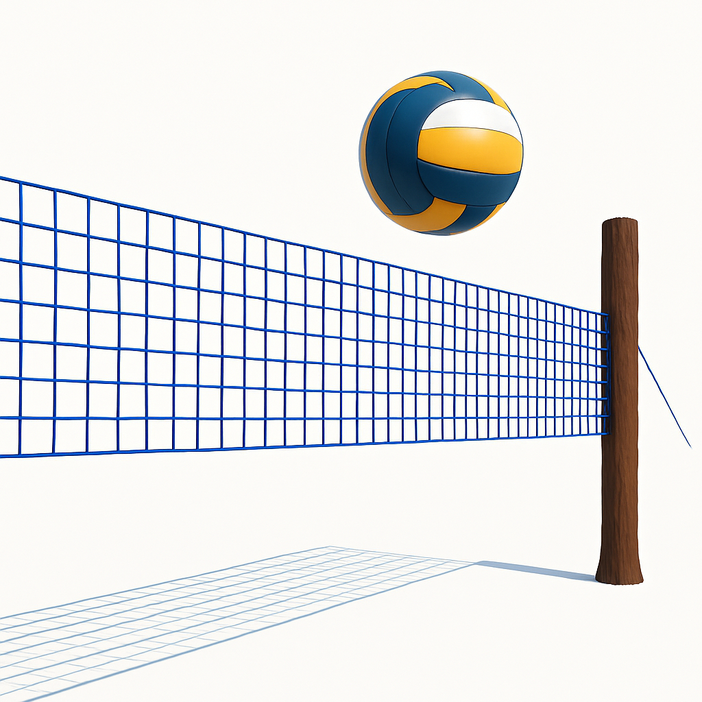 REDE DE VÔLEI PRAIA QUADRA 9M x 1M NYLON PROTEÇÃO U.V SEM FAIXA