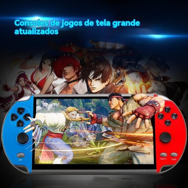 Videogame Portatil X5 PLUS Tela 4.8 PSP +10000 Jog