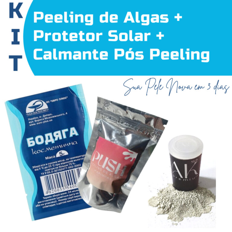 Peeling Algas ORIGINAL + Calmante Pos + Protetor S