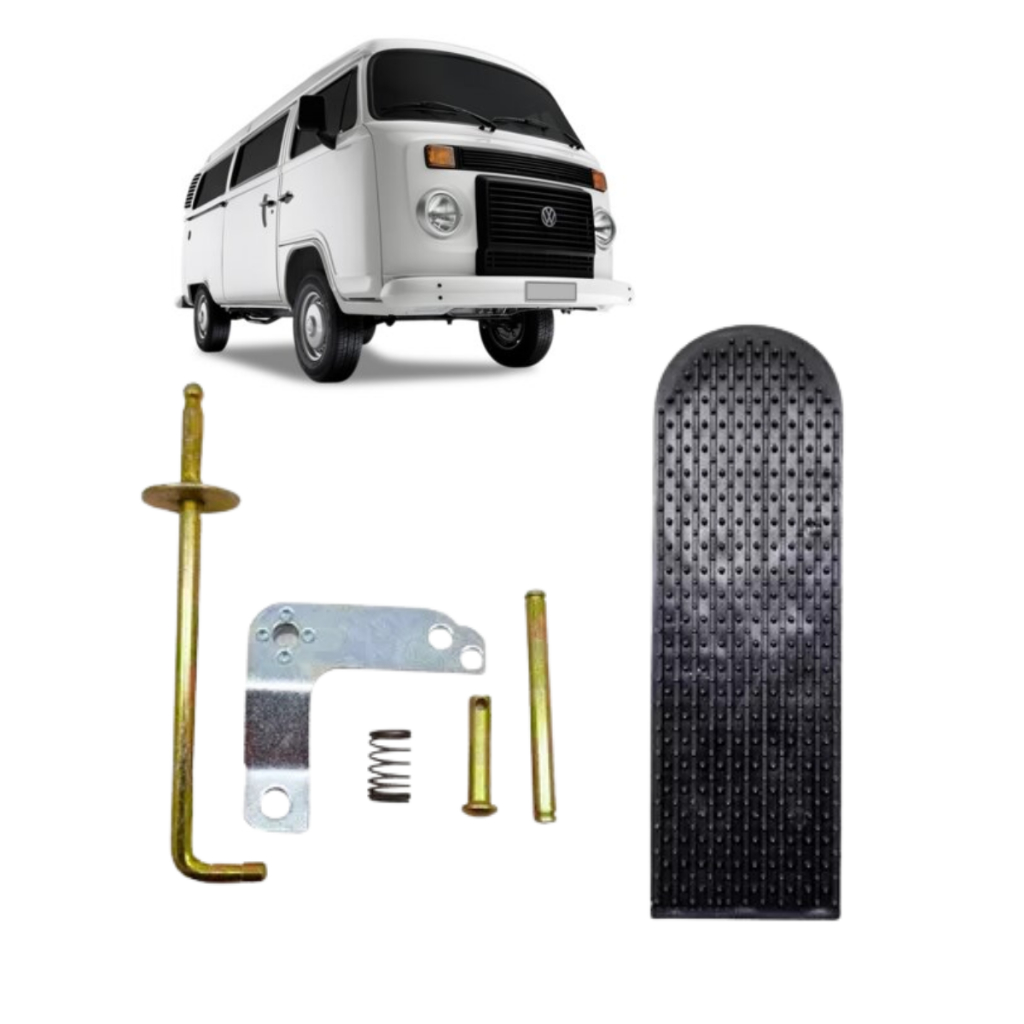 Kit Pedal Acelerador Completo Kombi Clipper 1989 1990 1991 1992 1993 1994 1995 1996