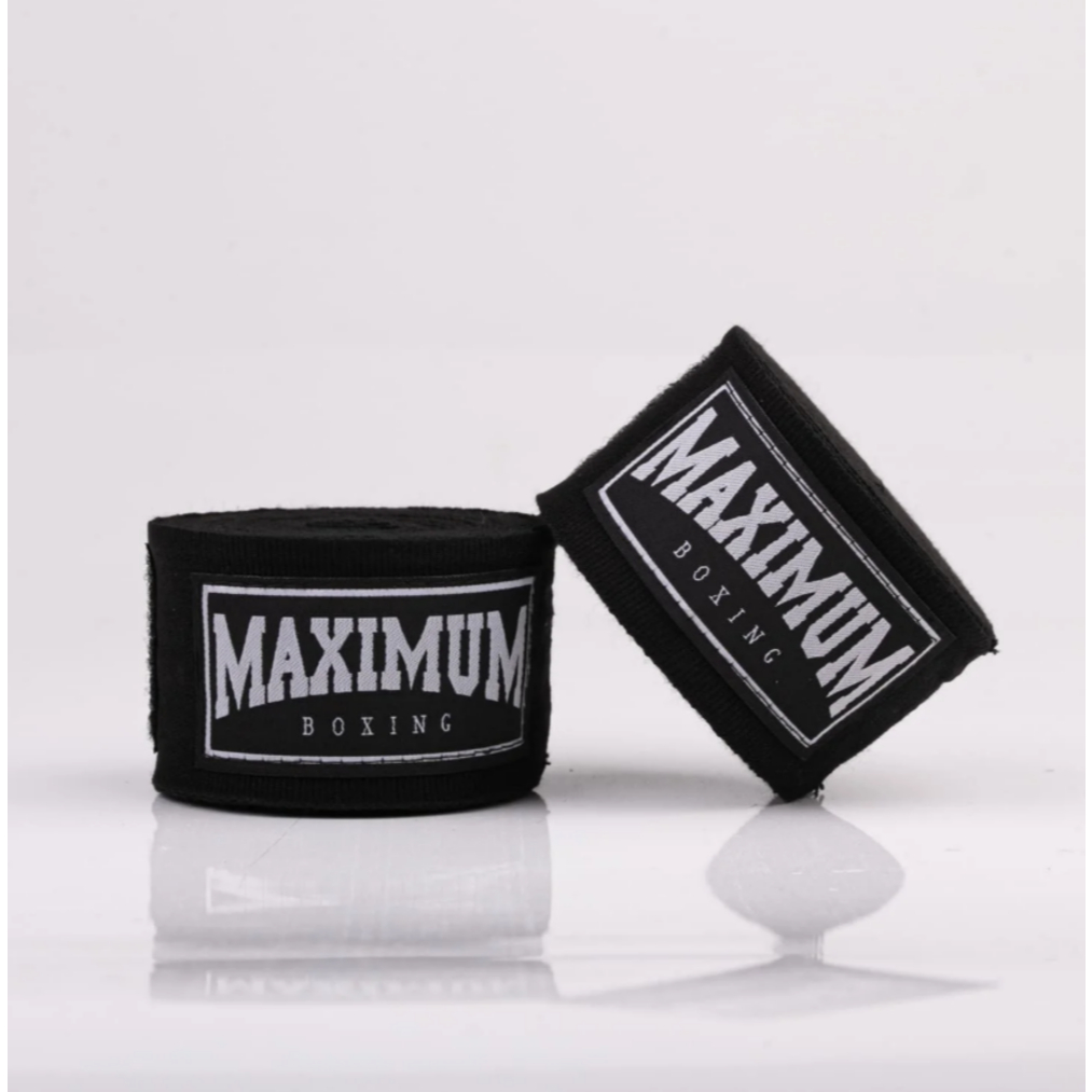 Bandagem Boxe e Muay Thai Maximum Original 3m ou 5m – Preta Rosa Verde Branca Azul Brasil
