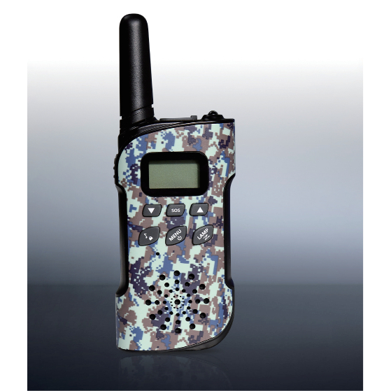 Kit 2 rádio Comunicador Camuflados Walk Talk com 