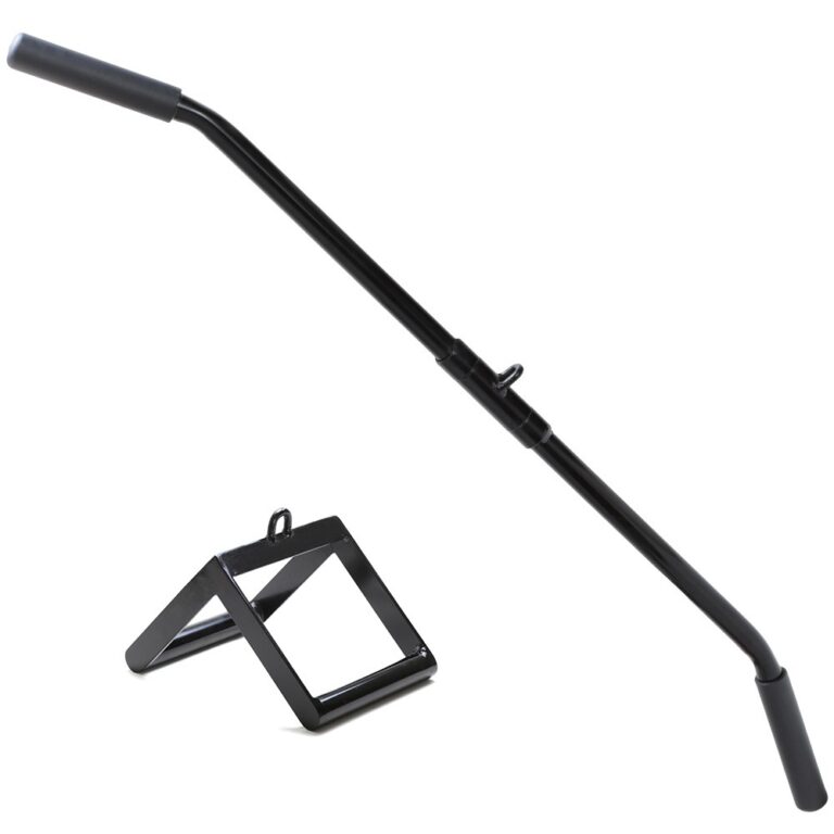Puxador Barra Costas Pulley Com Giro + Puxador Tri