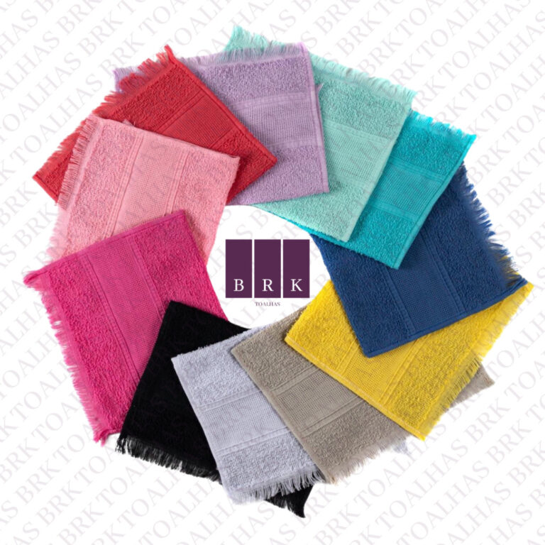 Kit 50 Toalha Social Toalha com Franja 22x34cm 10,