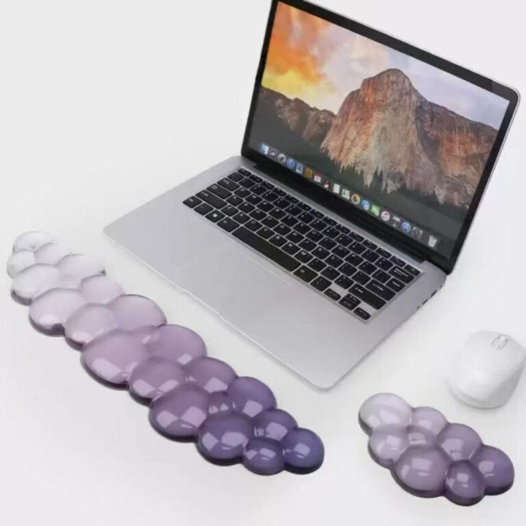 Suporte De Pulso De Silicone Descanso Para Teclado
