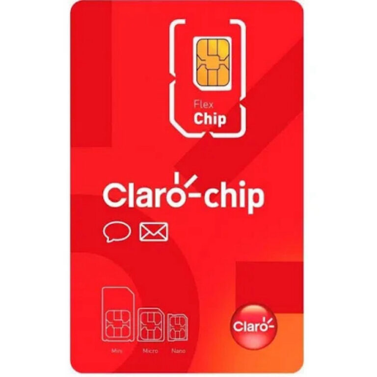 Chip Claro Triplo Corte 4g sem recarga