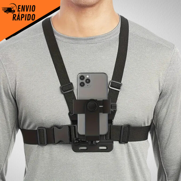 Suporte de Peito Para Celular e Gopro Peitoral Pei