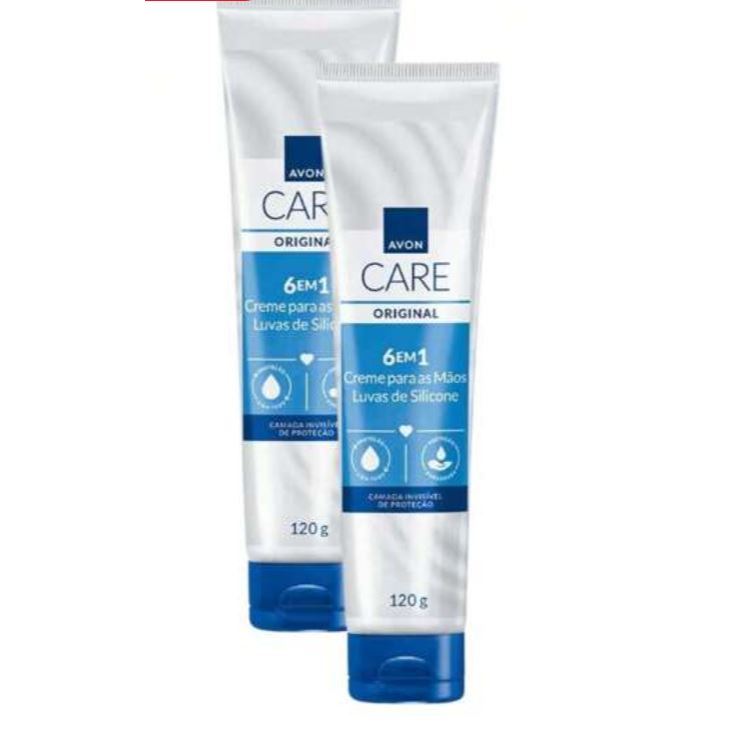 Avon Kit 2 Luvas de Silicone Creme Protetor para a