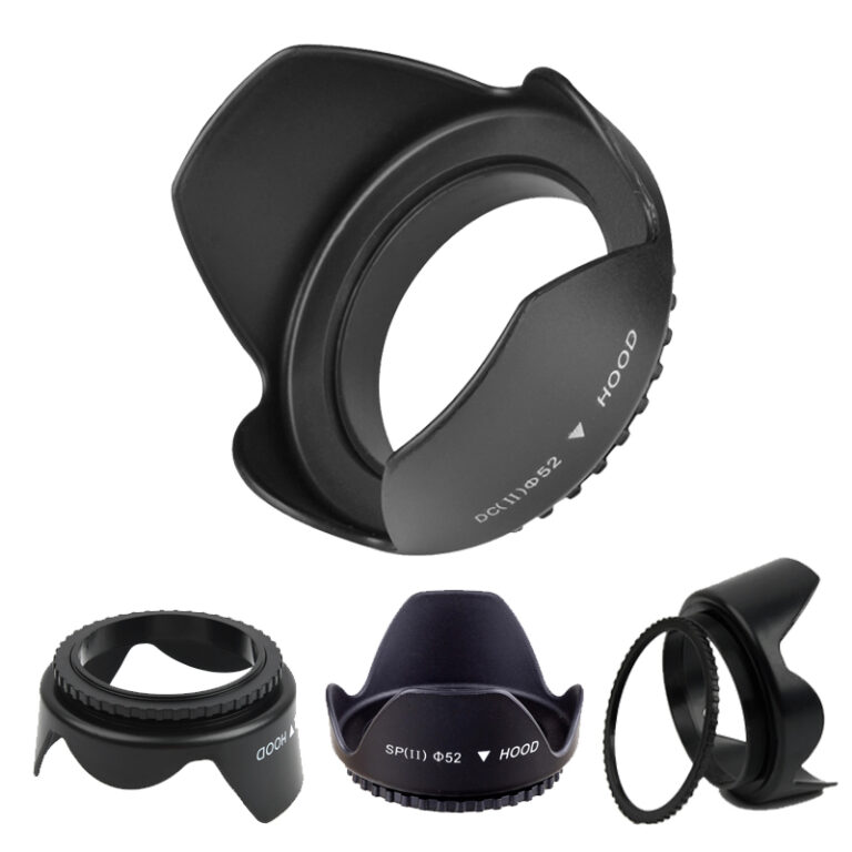 Para Sol para Lente Canon Nikon 49mm 52mm 58mm ES6