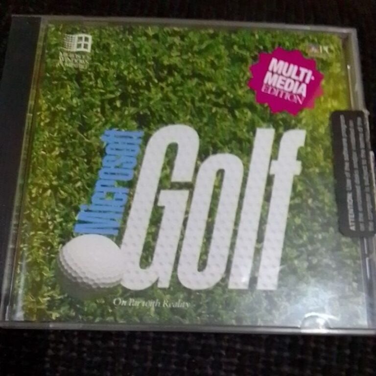 cd rom – microsoft golf multi midia /