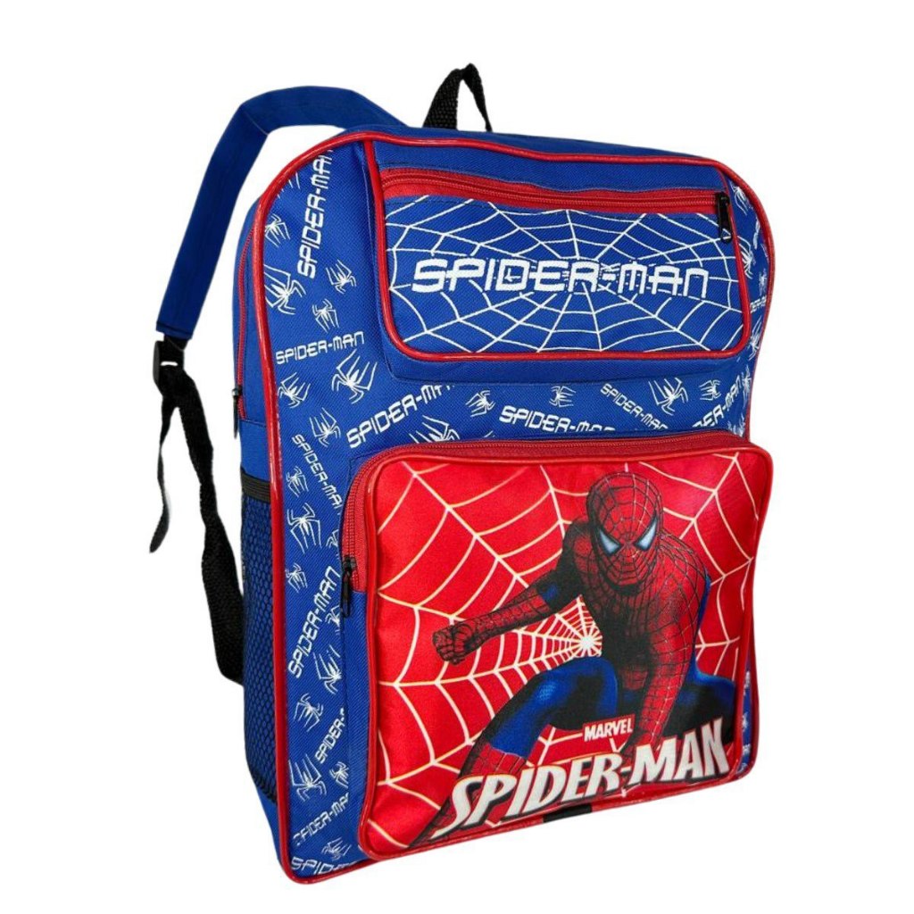 Mochila Infantil Escolar Grande Personagens Menino Menina Volta as Aulas Escola Homem Aranha Creche