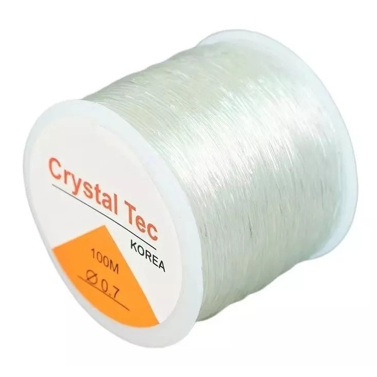 Fio De Silicone Elástico P/ Pulseiras -0.7mm/ 0.8