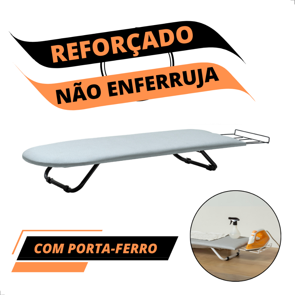 Tábua Mesa De Passar Roupa Dobrável Portátil Tecido Térmico