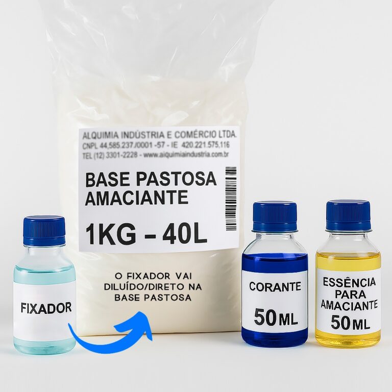 Kit Completo Para Fabricar Amaciante 1Kg Rende 40 