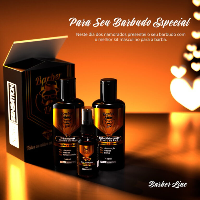 Kit Barba Shampoo Balm Óleo + Caixa Presente Namo