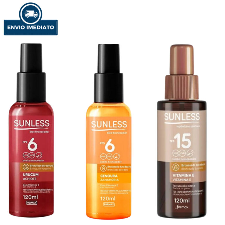 Óleo Bronzeador Spray Urucum e Cenoura Fps6 120ml