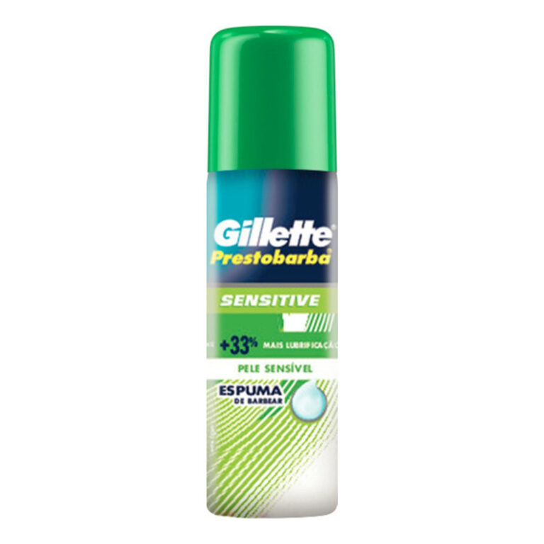 Espuma de Barbear Gillette Prestobarba Sensitive F