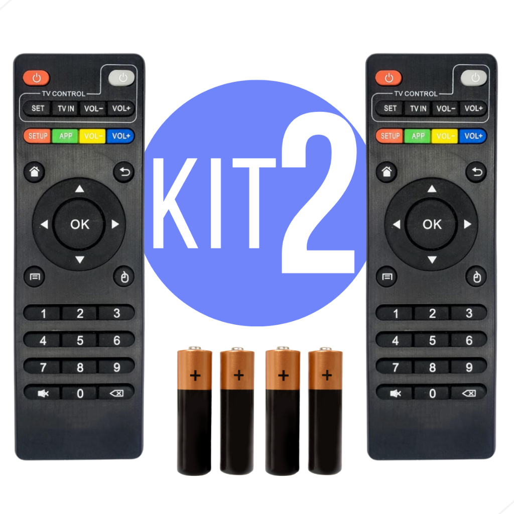 Controle Remoto Para Tv Botões Inteligentes Box Aparelho