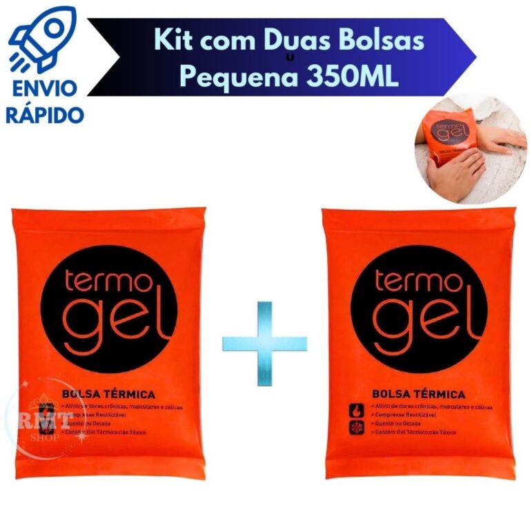 Kit 2 Bolsas Térmicas Termo Gel Pequenas 350ML Pa