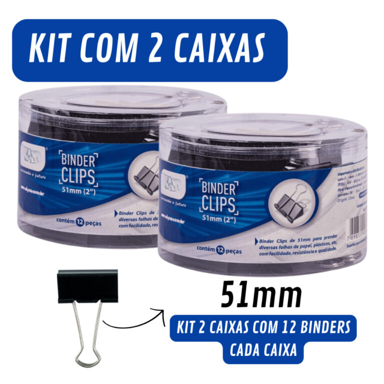 Prendedor De Papel Binder Metal Clips Borboleta Pr