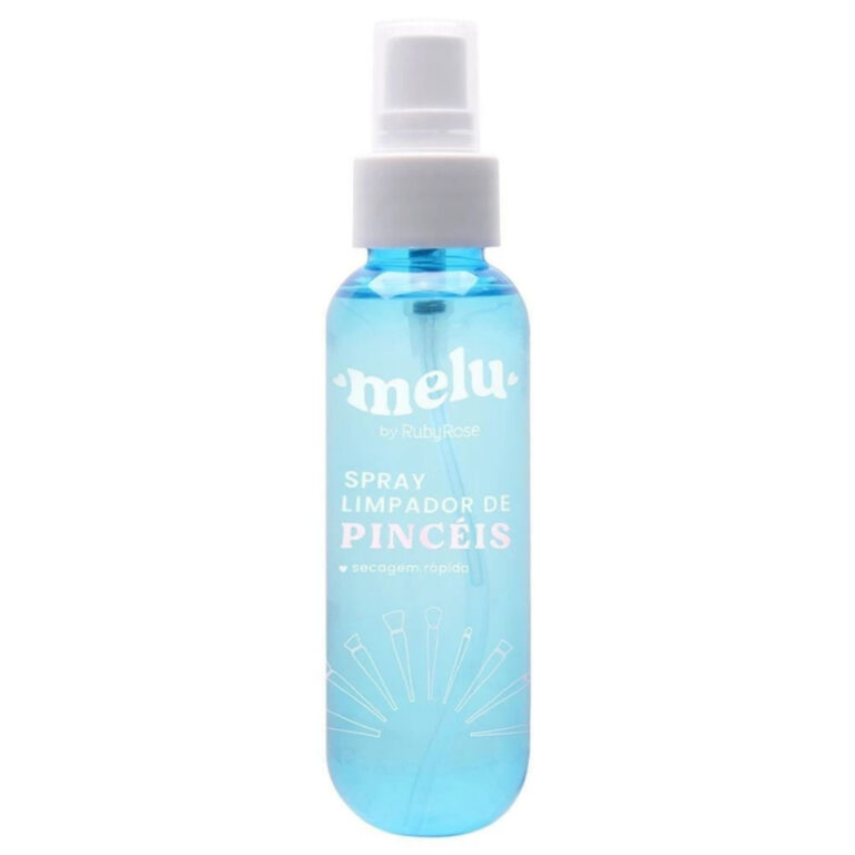Spray Limpador de Pincéis Melu Ruby Rose Secagem 