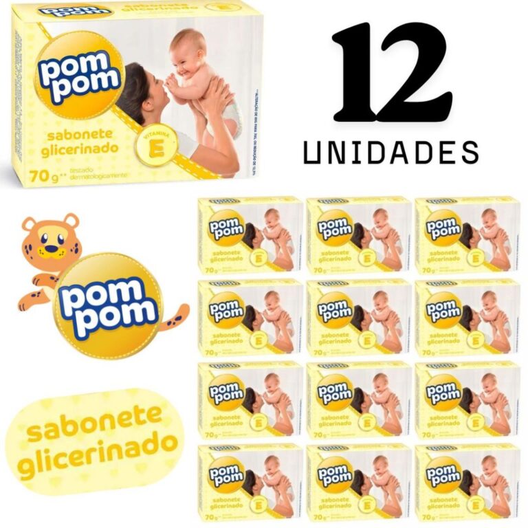 Sabonete Pompom Glicerina Hidratante Óleo de Amê