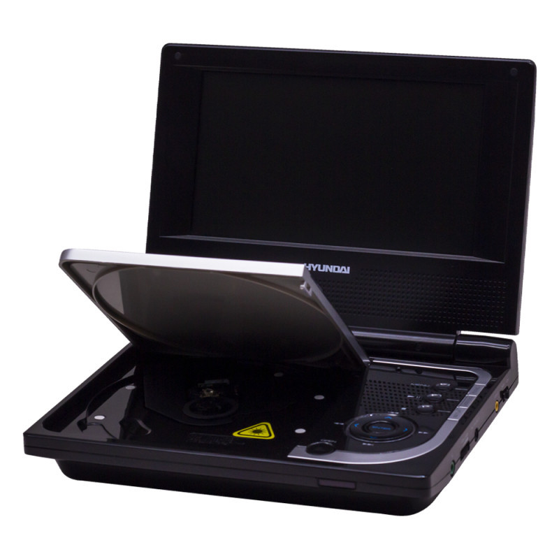 DVD Player Portatil Hyundai HY-9921P DVD Com Tela 7 / USB / SD / MMC / Reprodutor CD MP3 / 100-240V