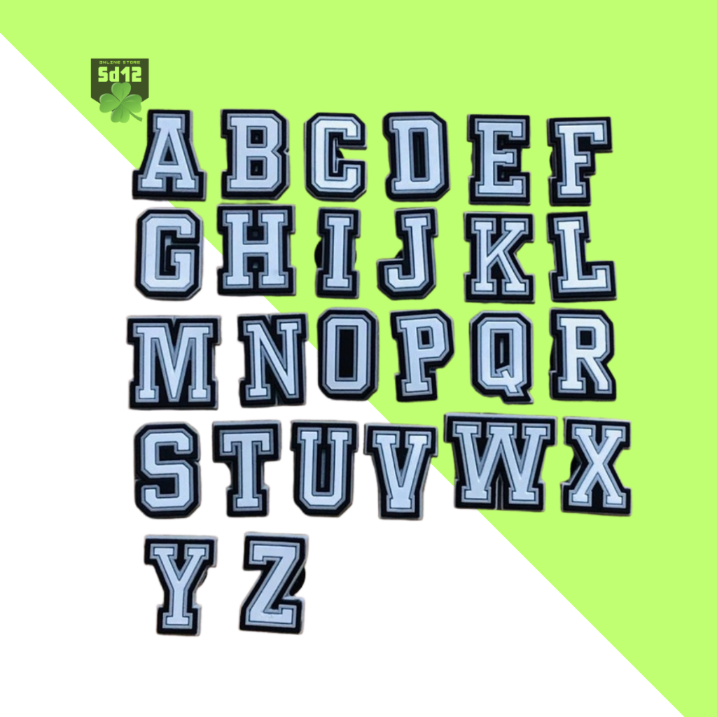 Pin de Apliques para  Babuches Calçados | Tema : Letras de Alfabeto