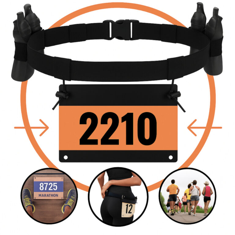 Cinto Porta Numero Para Corrida Triathlon Ciclismo