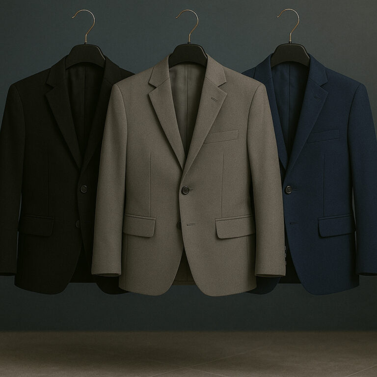 Blazer Infantil Masculino 1 a 14 anos Preto, Cinza