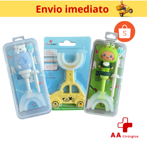 Escova de Dente Infantil 360° – RED CARE Ul