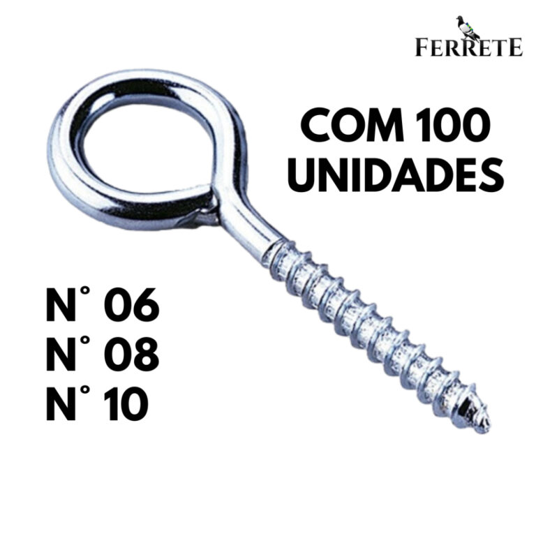 Pitão Zincado Para Bucha (6mm, 8mm e 10mm) Pacote