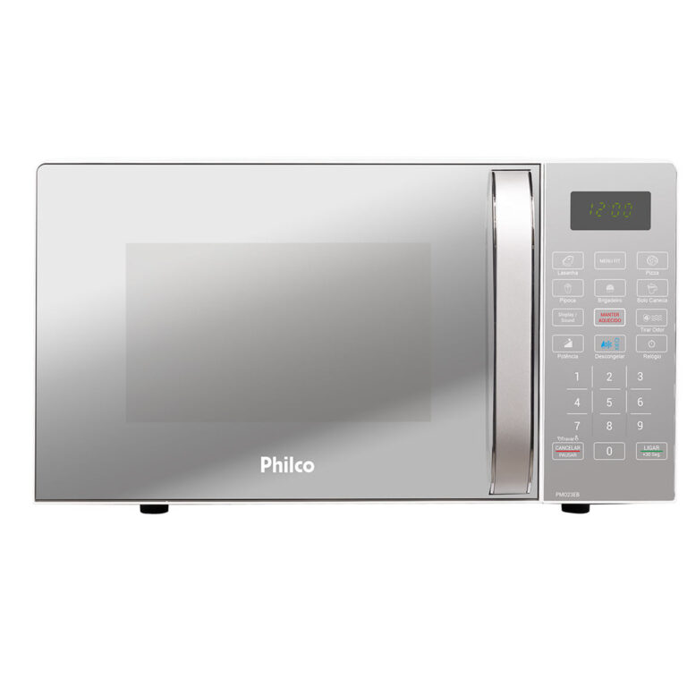 Micro-ondas Philco 20L Espelhado Limpa Fácil PMO2