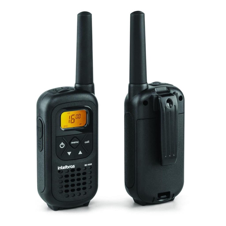 Rádio Comunicador Intelbras RC 4000: 20km Alcance
