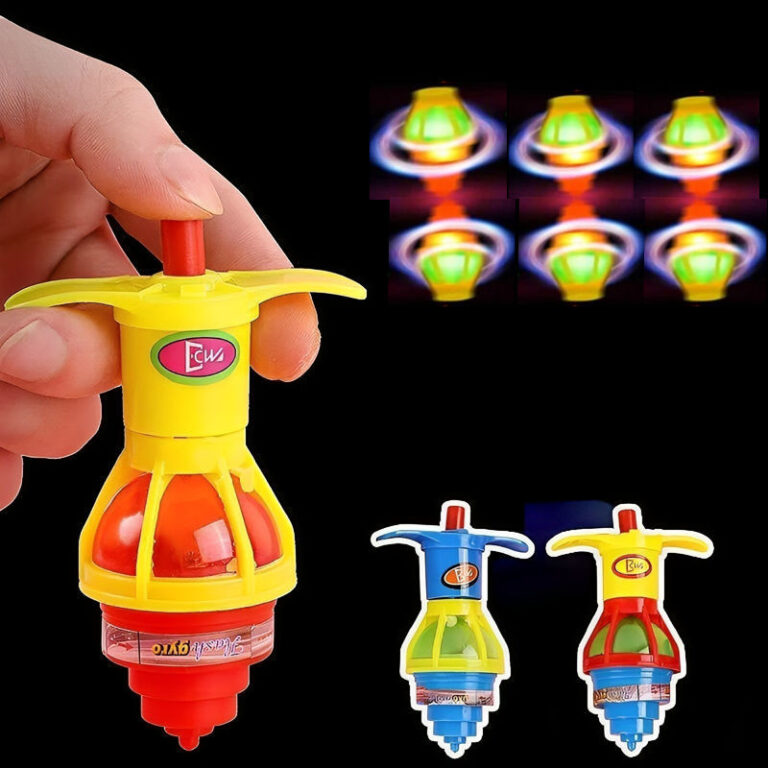 Kit com 50 Piões Iluminados LED – Brinquedo