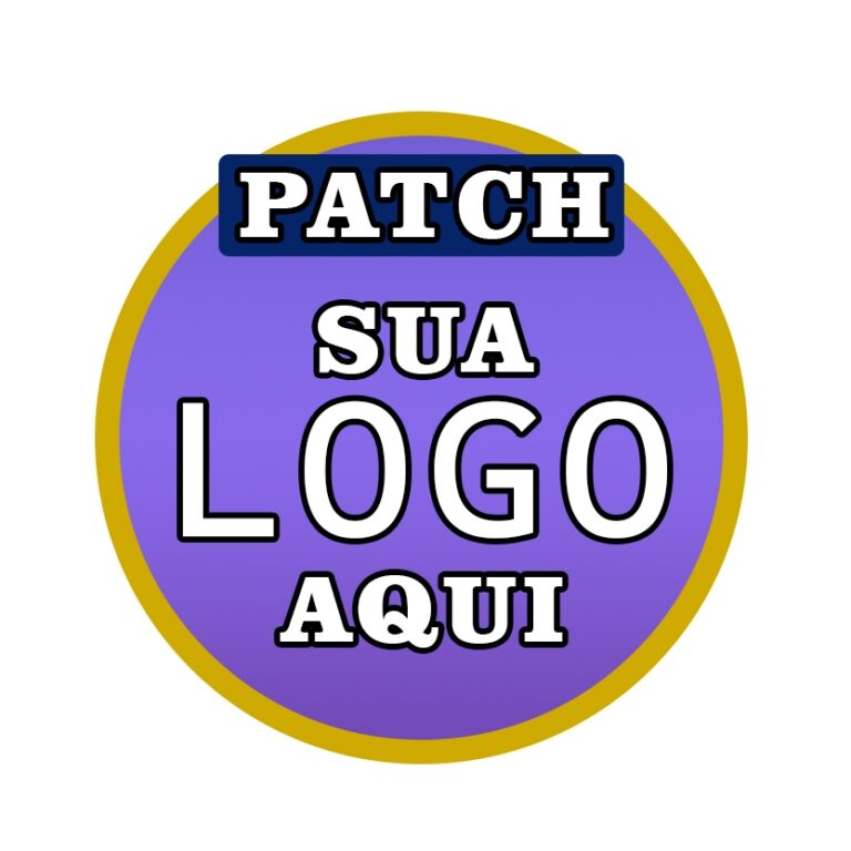 Patch personalizado com sua imagem termocolante ou