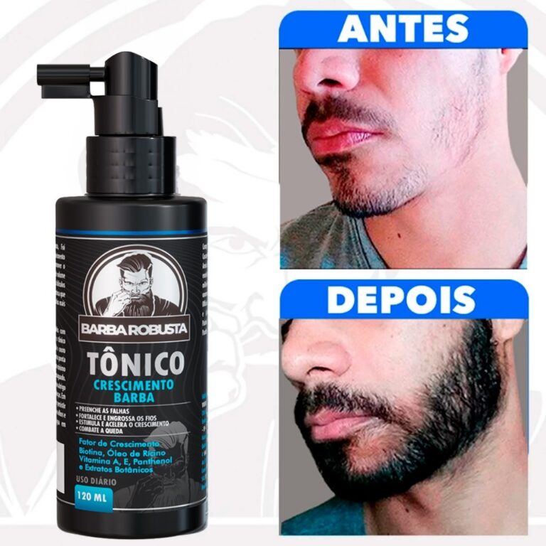 Produto Para Crescer Barba Tônico Crescimento Bar