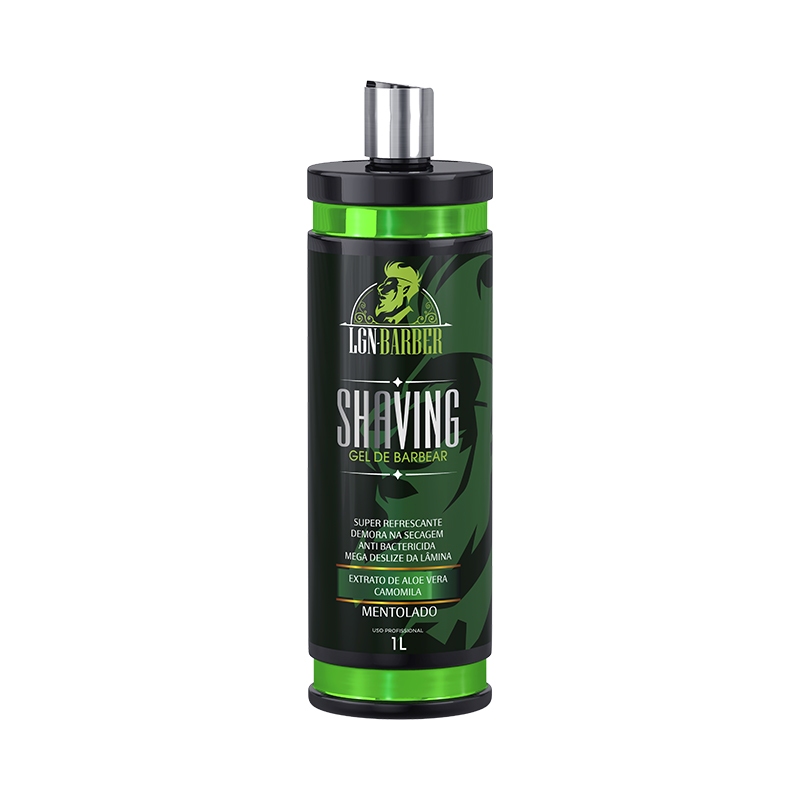 Shaving gel de barbear mentolado 1lt – Lgn barber