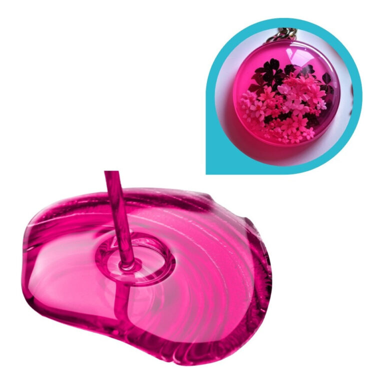 Corante Pigmento Rosa Translucido Para Resina Epó