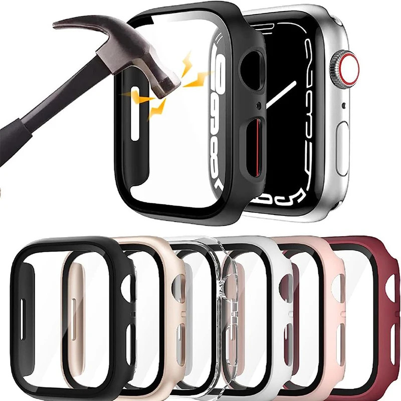 PC Capa Para Apple Watch Ultra Compativel 38mm 41mm 40mm 42mm 44mm 45mm S10 11 46mm Protetor De Tela