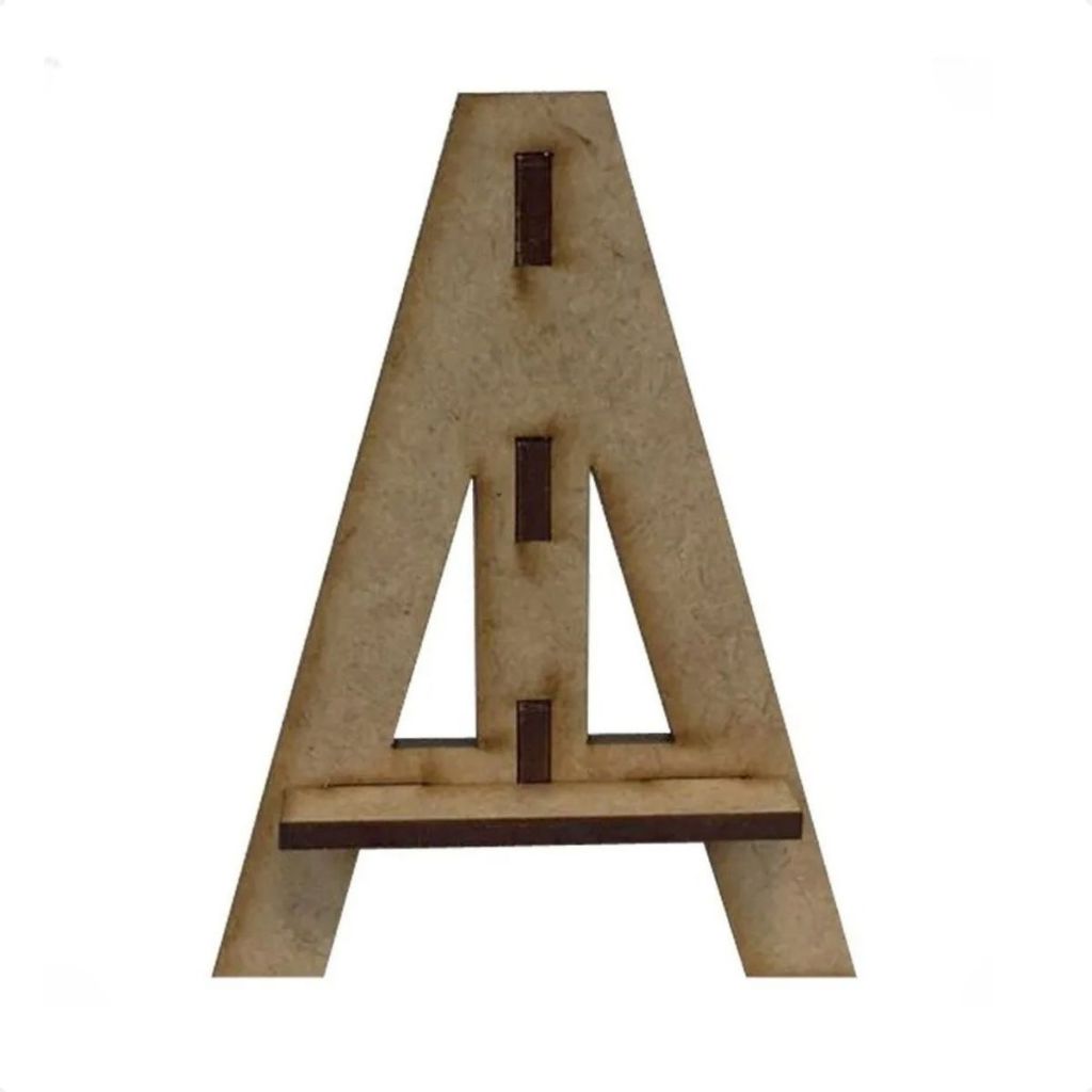 30 Mini Cavalete Em Mdf Cru 3mm Decoração Artesanato