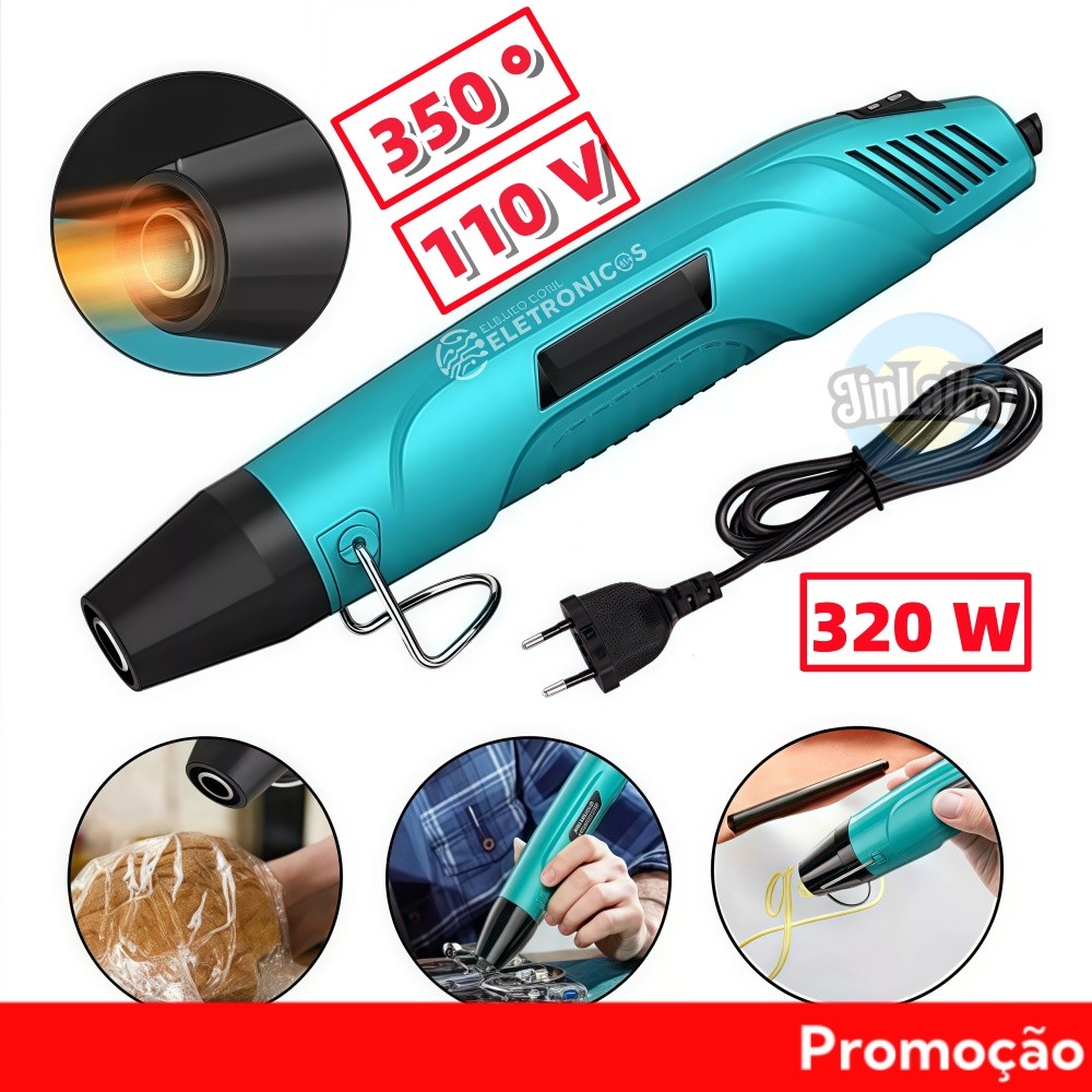 Promoção Mini Soprador Pistola Ar Quente De Mão Portátil Ferramenta De Calor 110v Artesanatos Reparo