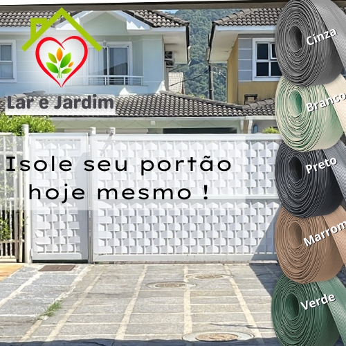 Protetor Fechamento Portão Grade Varanda Fita PVC