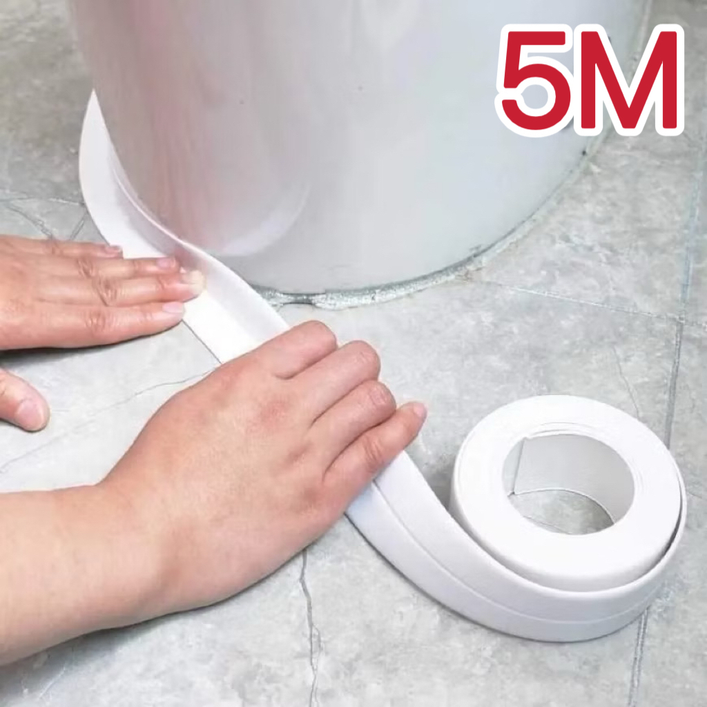 5metros Fita Selante De Pvc À Prova D Água Para Cozinha / Banheiro / Banheira