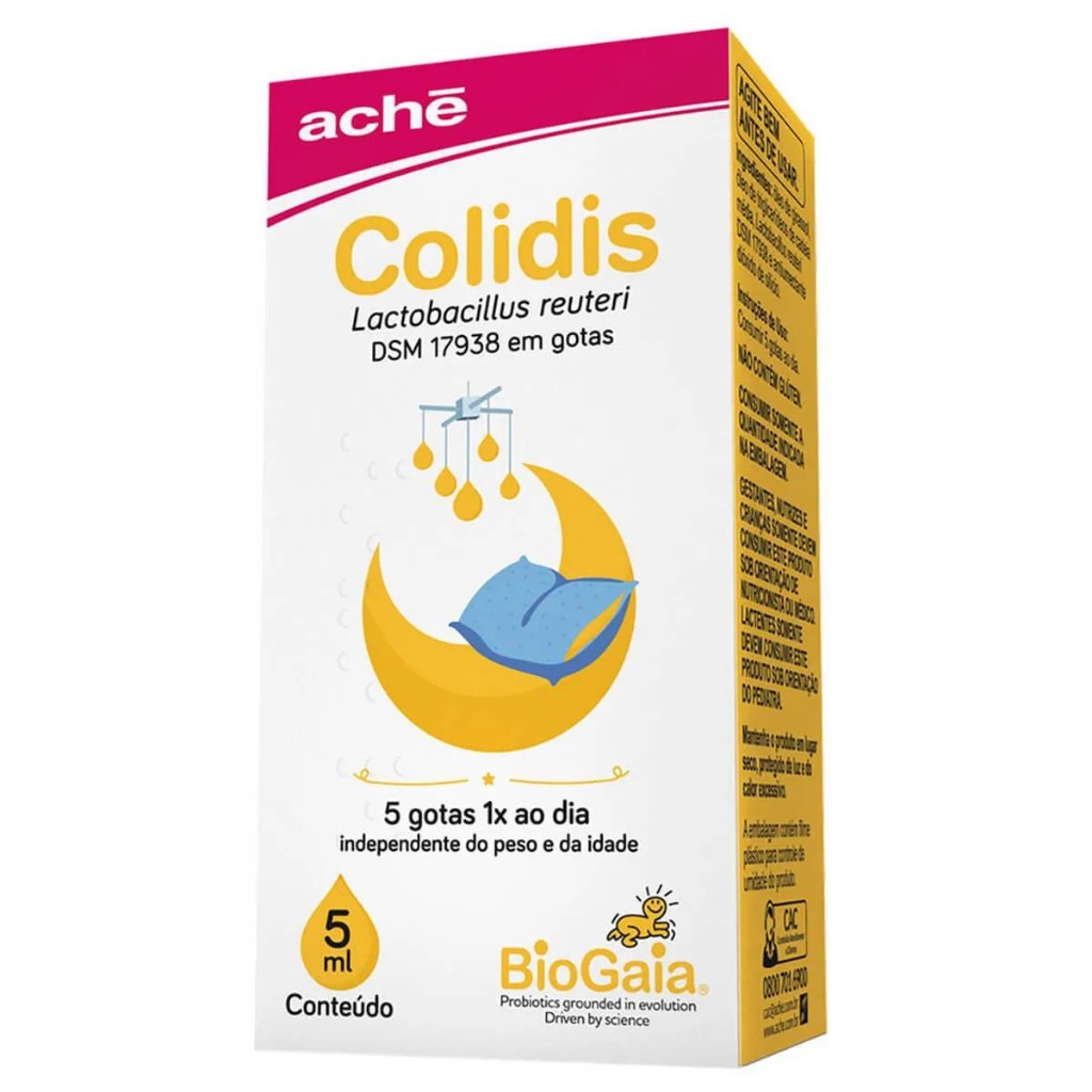 COLIDIS 5ML PROBIÓTICO – PARA CÓLICAS DE BEBÊ